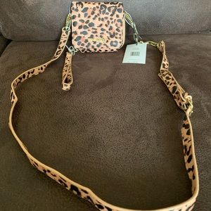 Steve Madden leopard little crossbody bag
